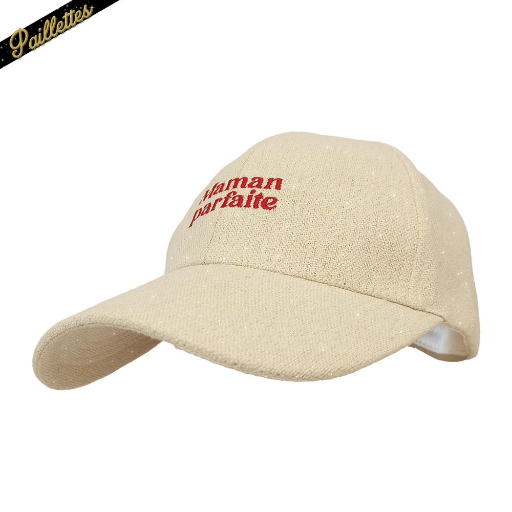 Casquette à paillettes Maman parfaite