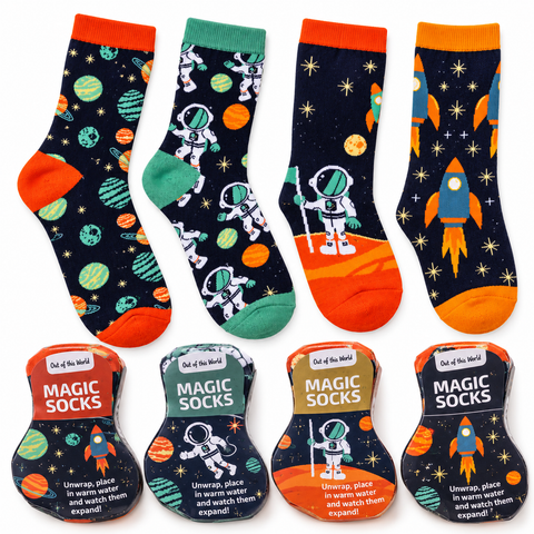Chaussettes magiques enfant – Thème Espace