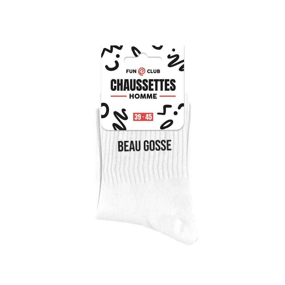 Chaussettes "Beau gosse" / Taille unique : 39-45