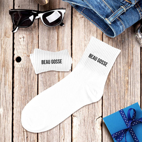 Chaussettes "Beau gosse" / Taille unique : 39-45