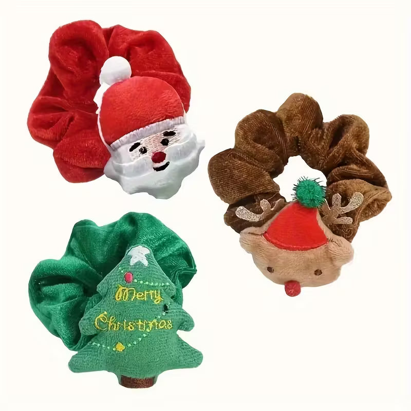 Chouchou pour cheveux de Noël au choix