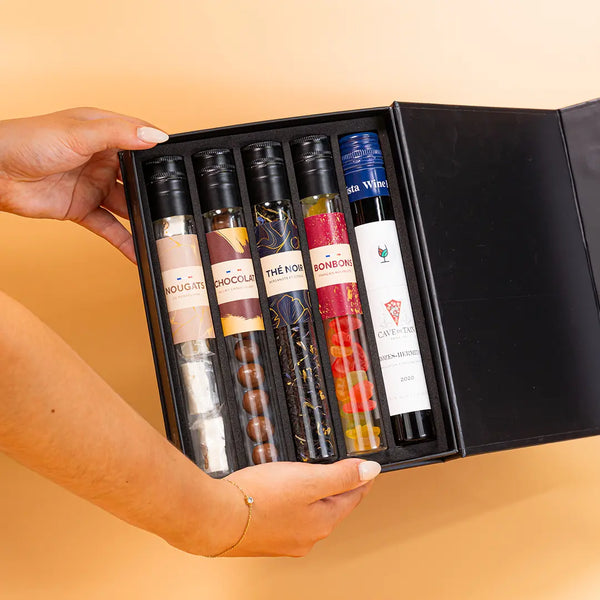 Coffret luxe flacon entreprise 100% personnalisé