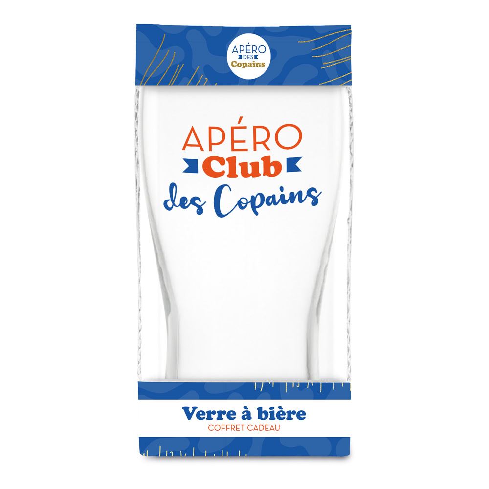 Verre à bière "L'Apéro Club des Copains"