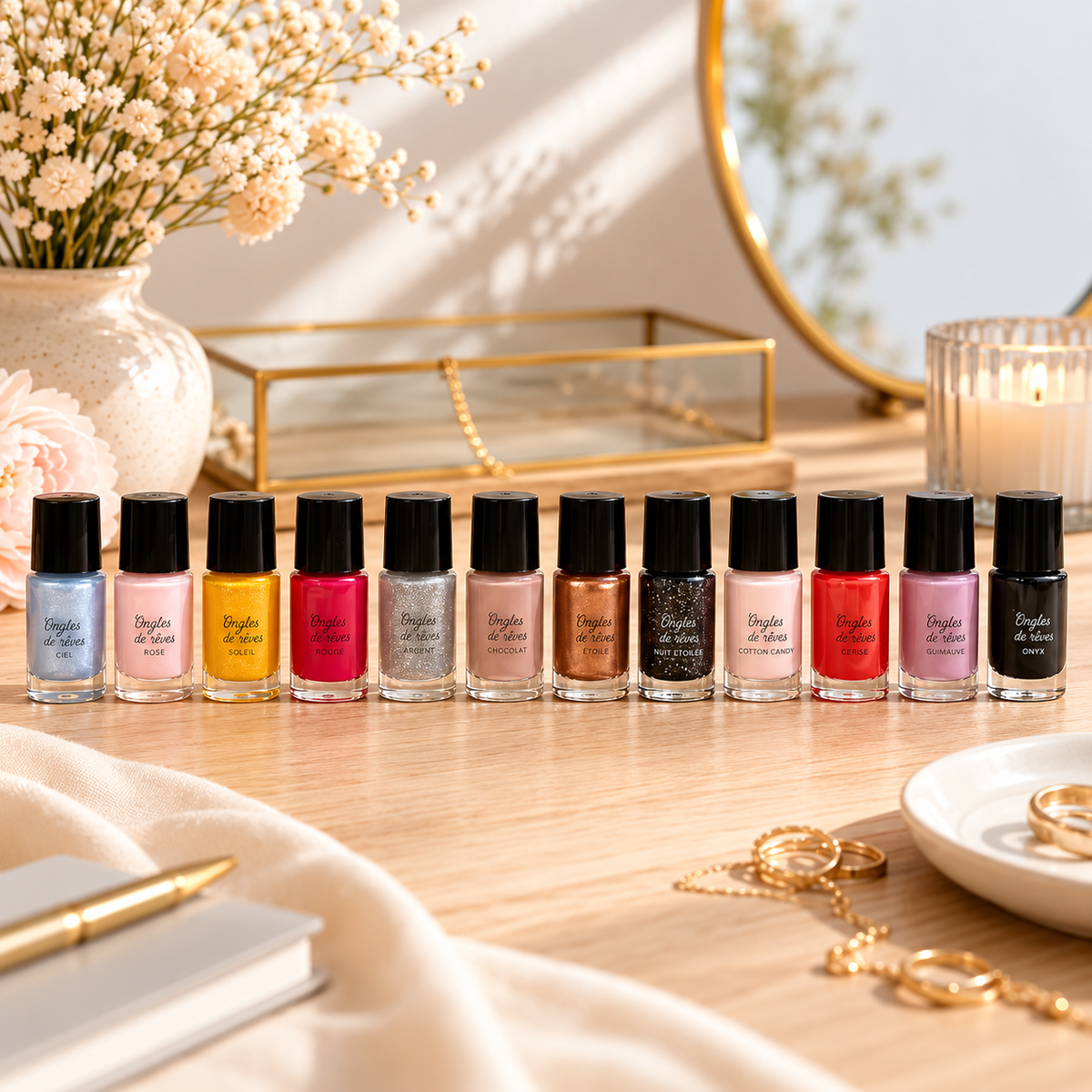 Mini vernis à ongles 7 ml – Couleurs au choix