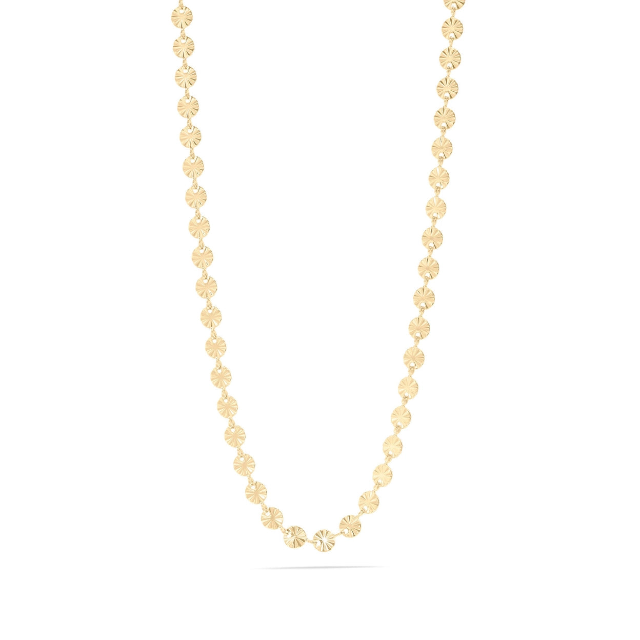 Collier soleil en acier inoxydable PVD Or 18K
