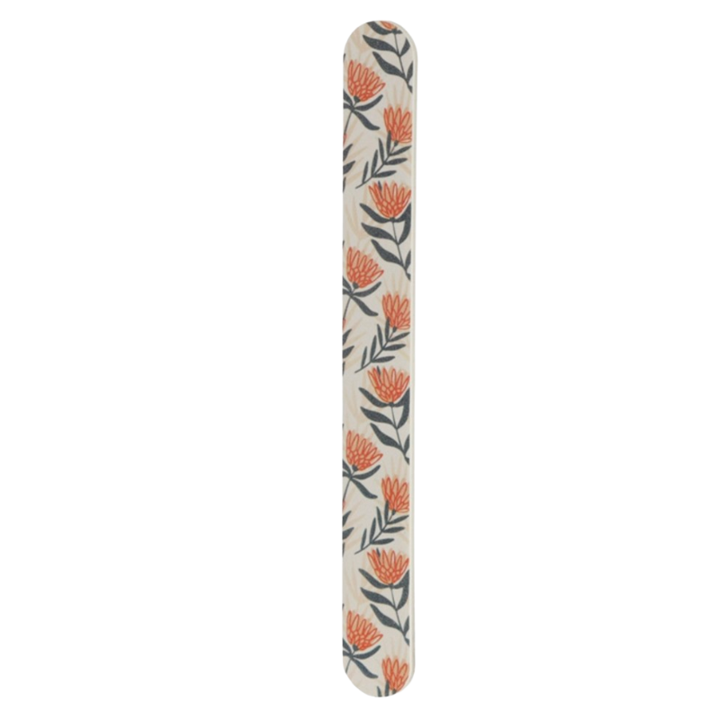 Lime à ongles motif floral