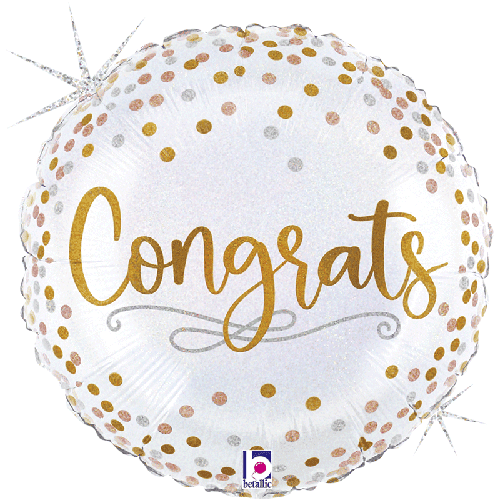 Ballon hélium "Congrats"