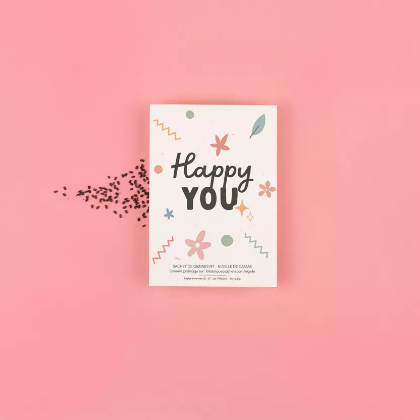 Happy You - Sachet de graines à planter