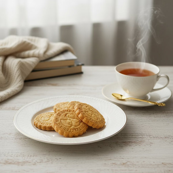 Sachet de 4 biscuits sablés aux pépites de caramel beurre salé