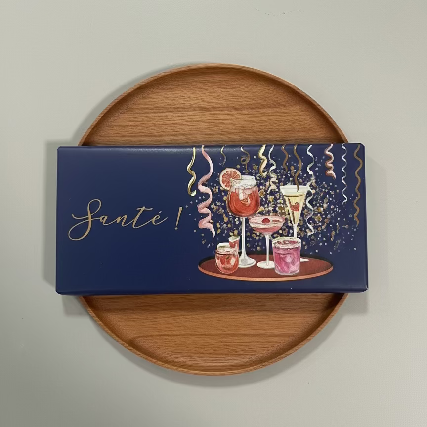 Mini tablette chocolat au lait "Santé !" - 30g