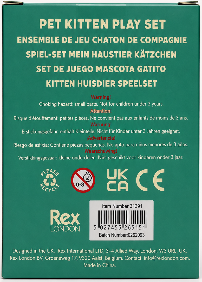 Set de jeu - Chaton
