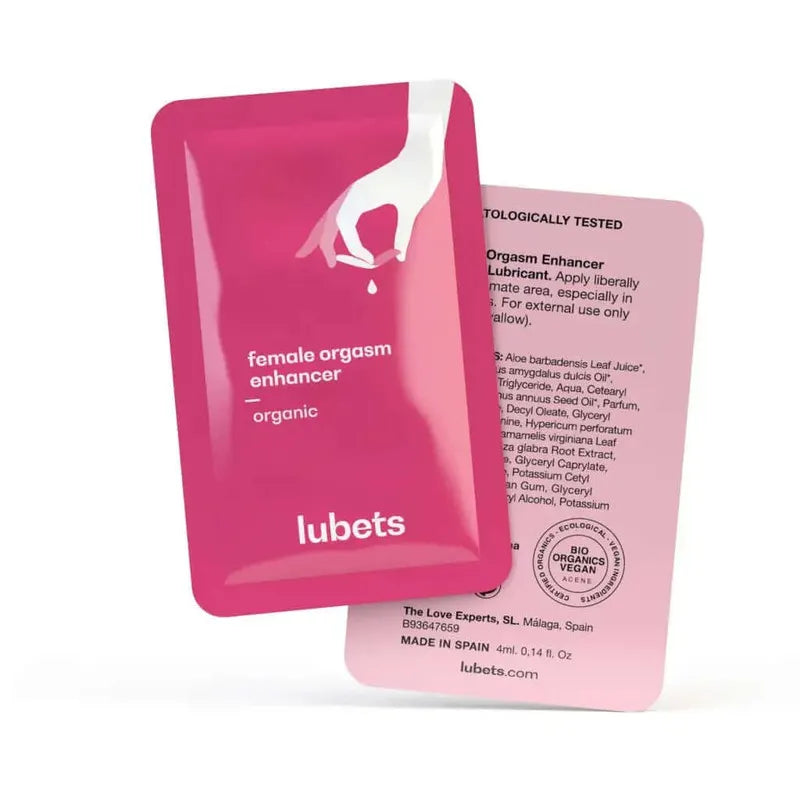 Stimulateur d’orgasme féminin bio - Lubrifiant á la grenade