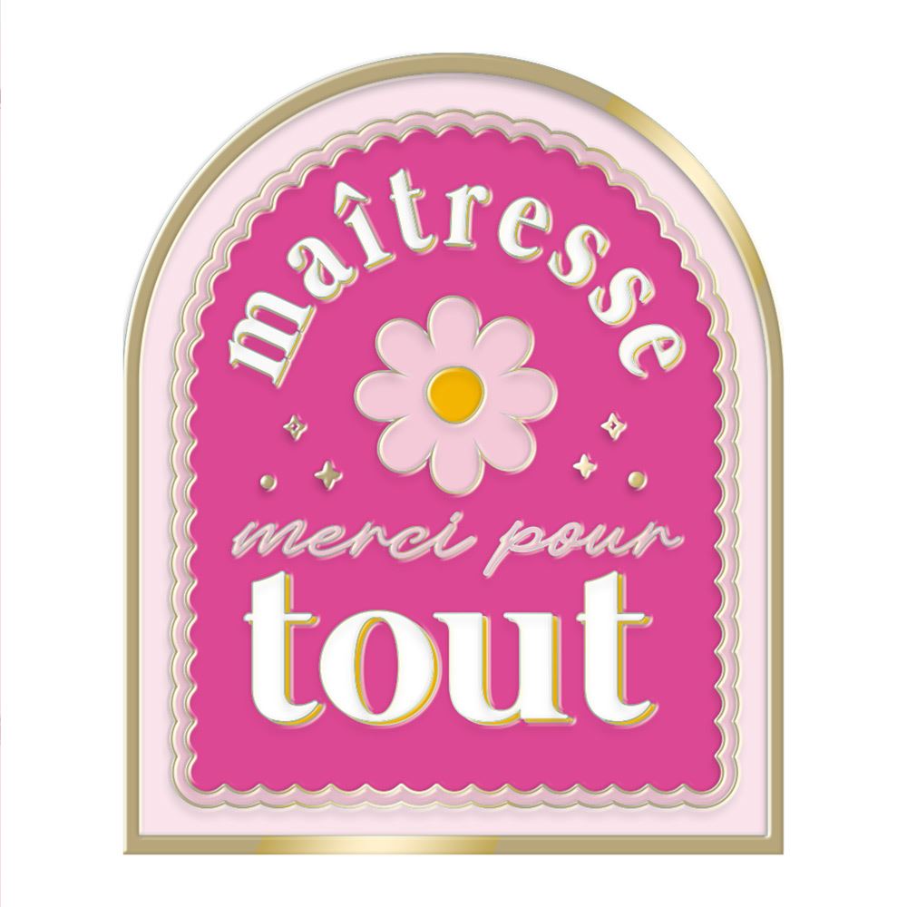 Magnet "Maîtresse merci pour tout"