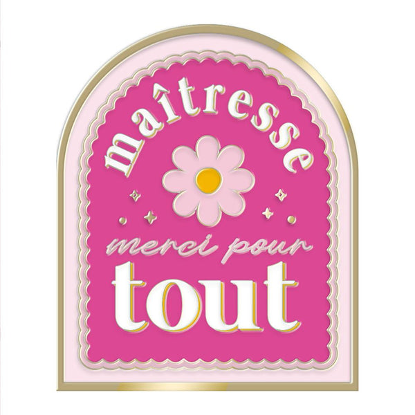 Magnet "Maîtresse merci pour tout"