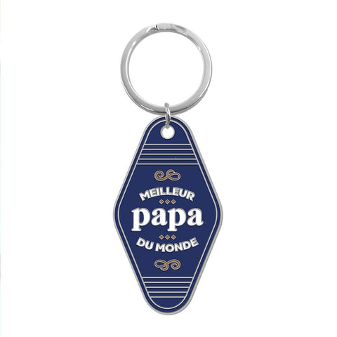 Porte-clés "Meilleur papa du monde"