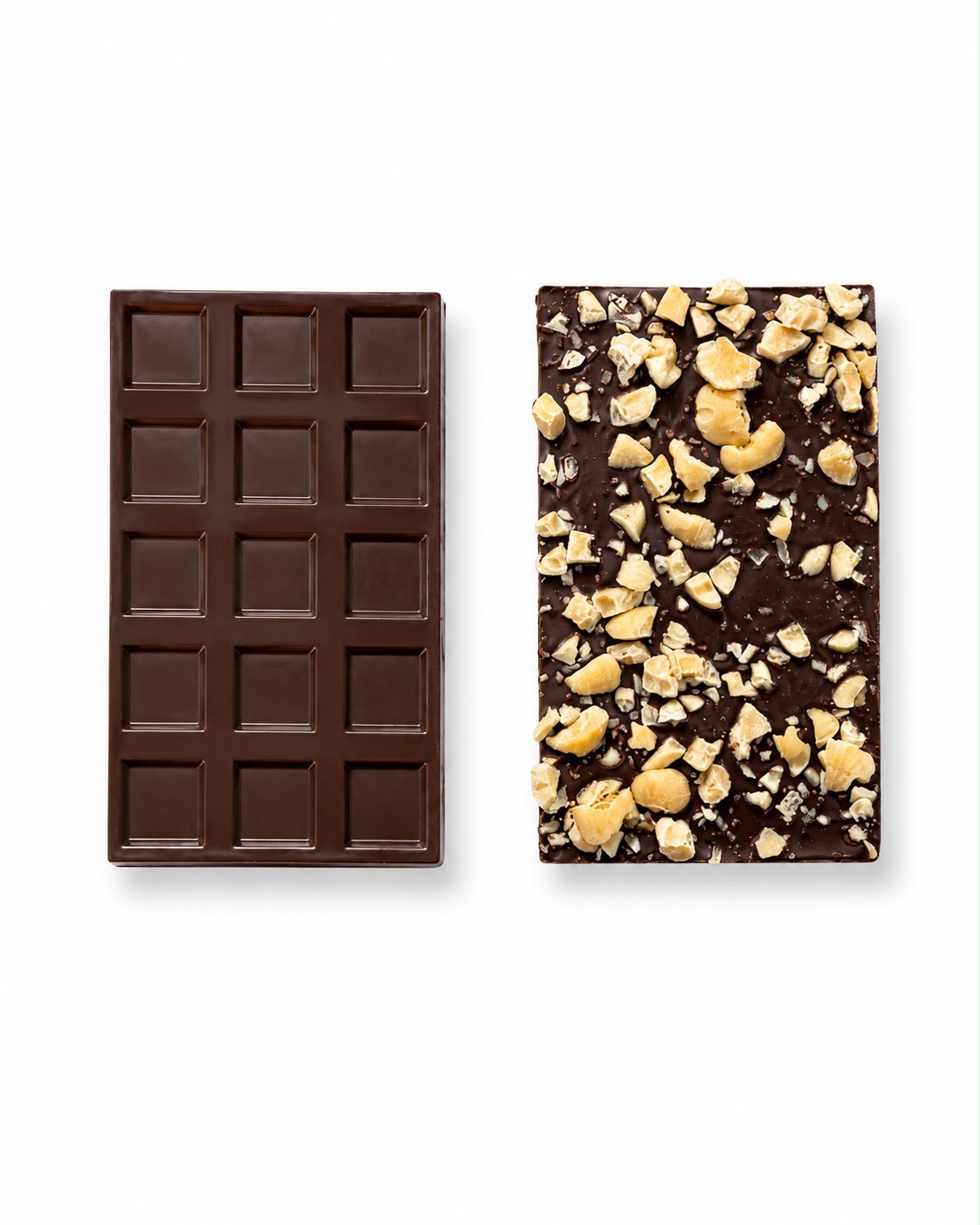 2 Minis tablettes de Chocolat au Soja Caramélisées