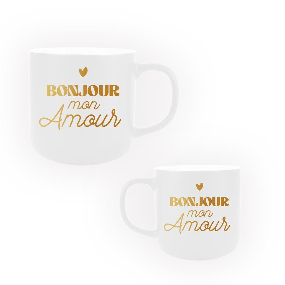 Mug mat "Bonjour mon Amour"