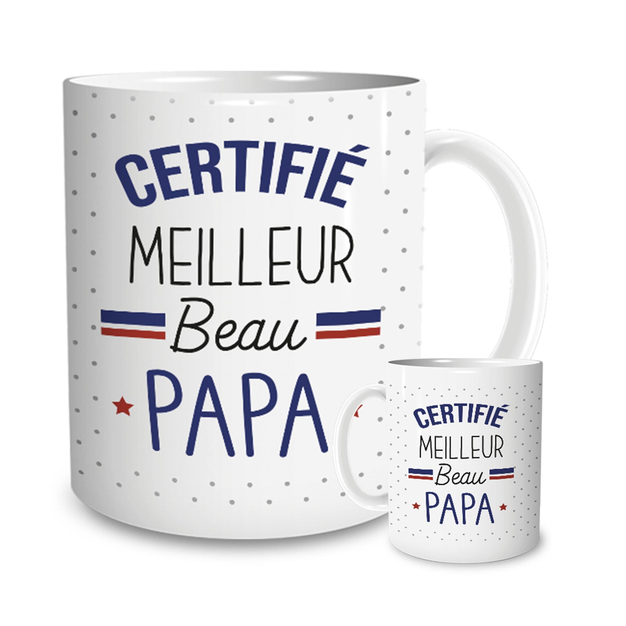 Mug "Certifié Meilleur Beau Papa"