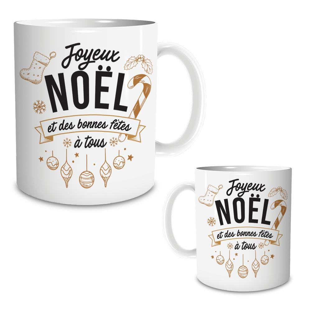 Mug "Joyeux noël et des bonnes fêtes à tous"