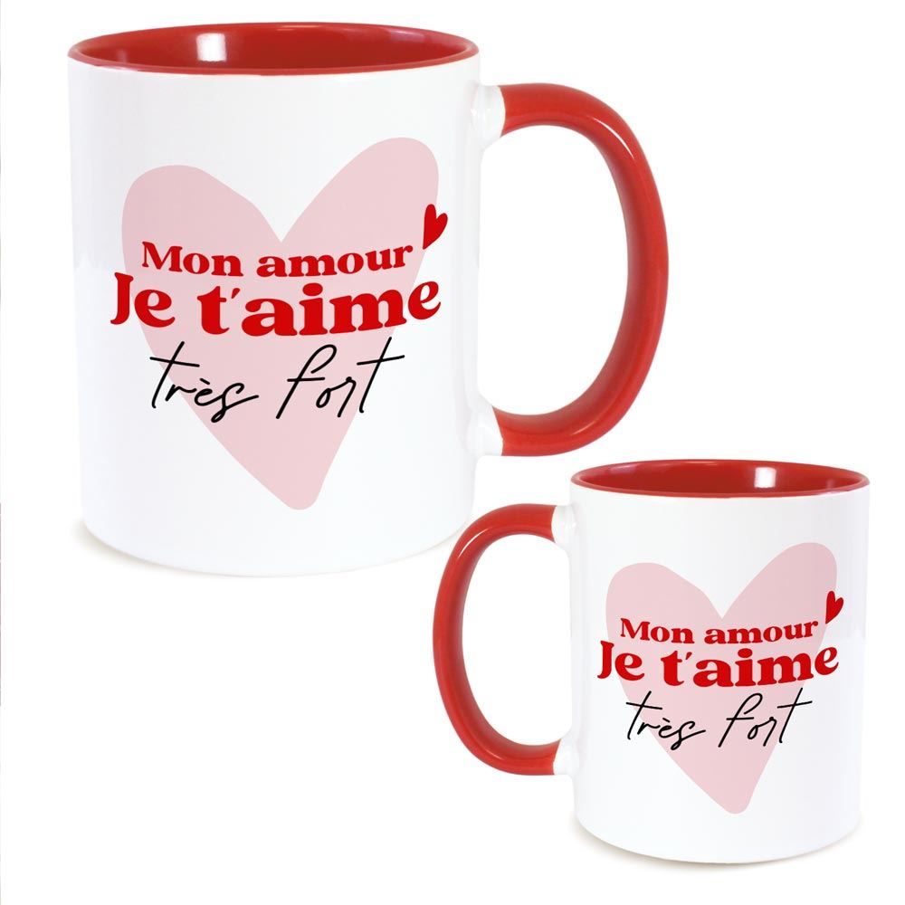 Mug "Mon amour je t'aime très fort"