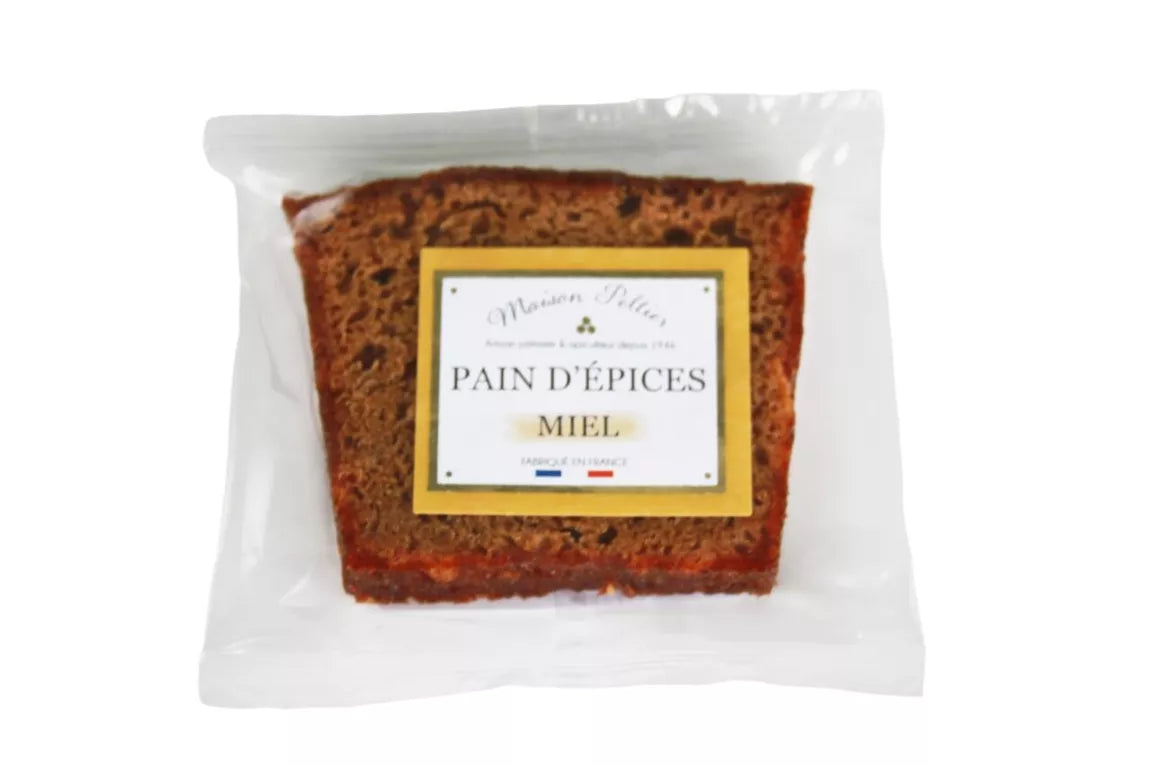 Pain d'épices de Noël au miel - 1 tranche pour Noël