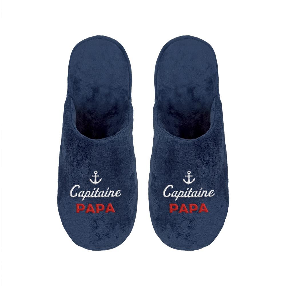 Pantoufles homme "Capitaine papa"