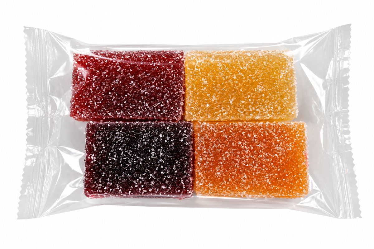Assortiment de pâtes de fruits