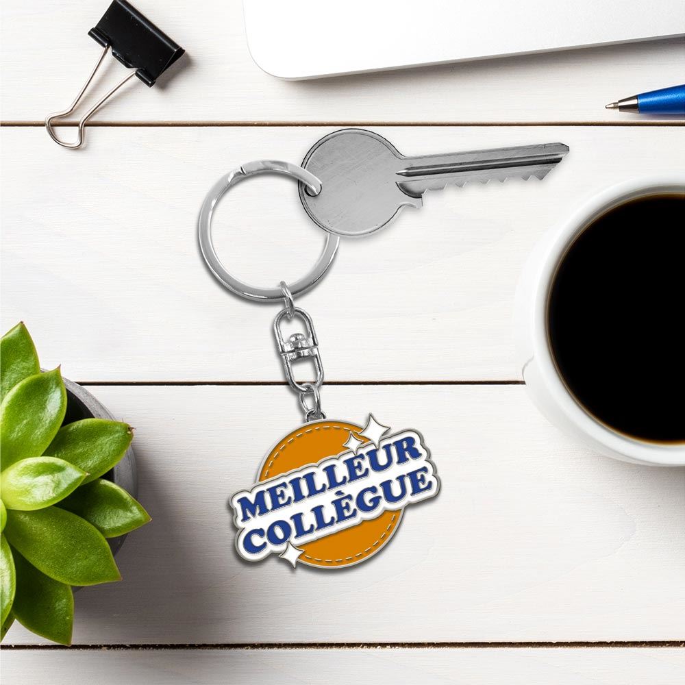 Porte-clés "Meilleur collègue"