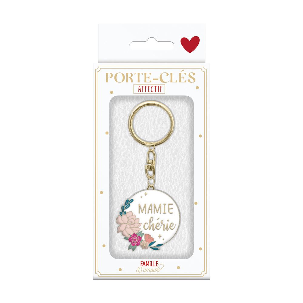 Porte clés "Mamie chérie"