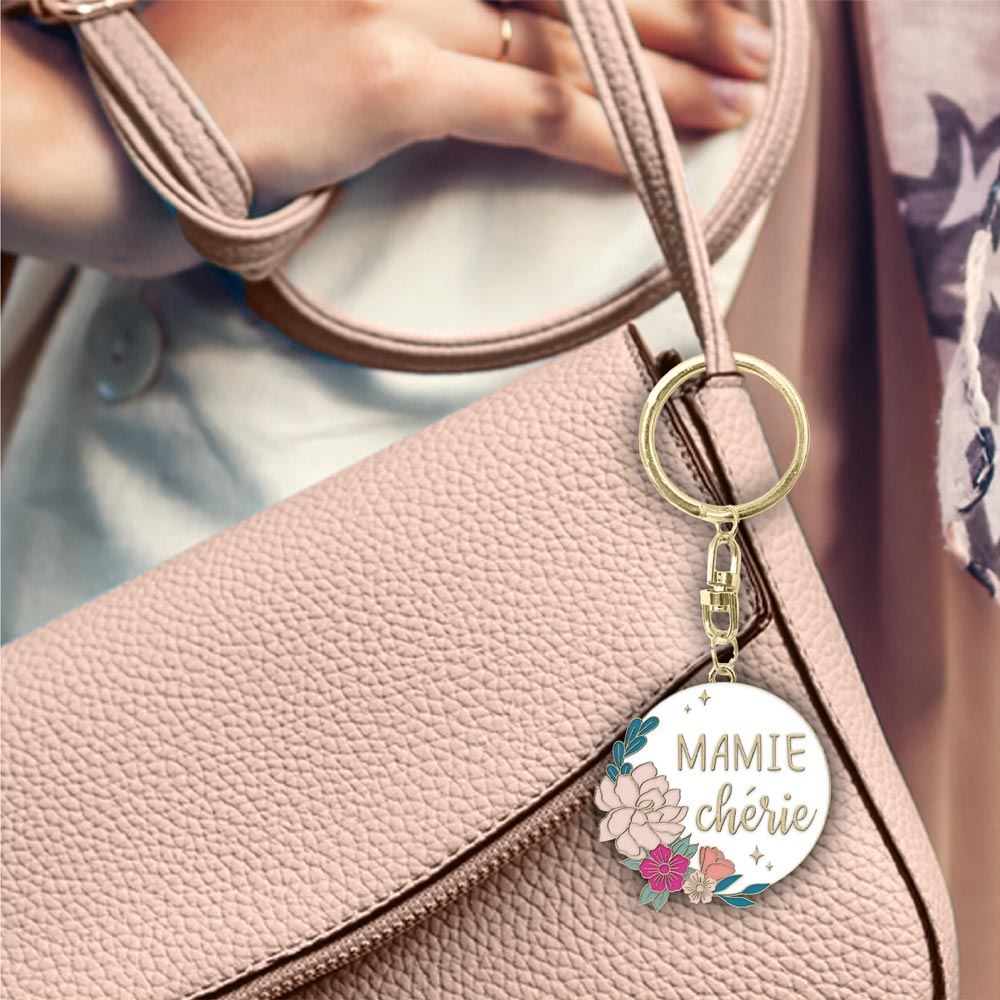 Porte clés "Mamie chérie"