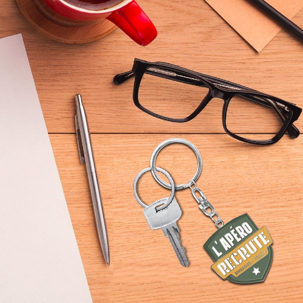 Porte-clés "L’apéro recrute"