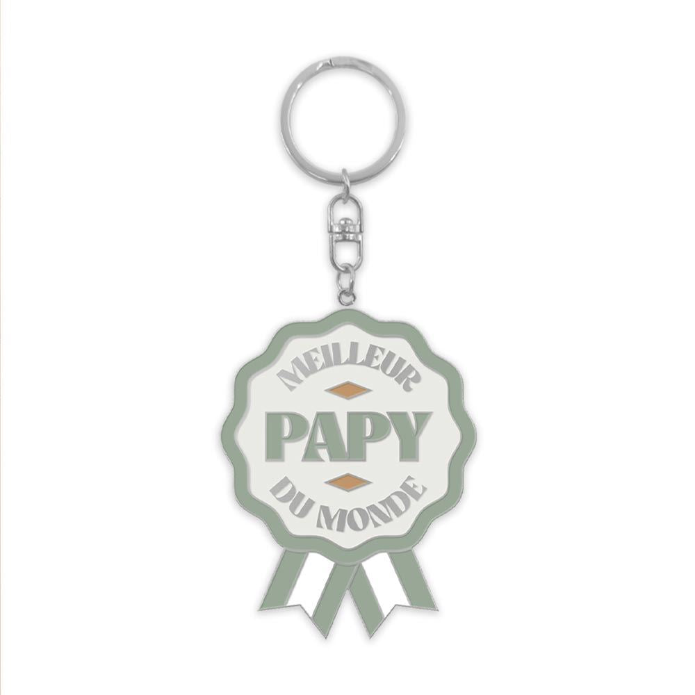 Porte clés "Meilleur papy du monde"
