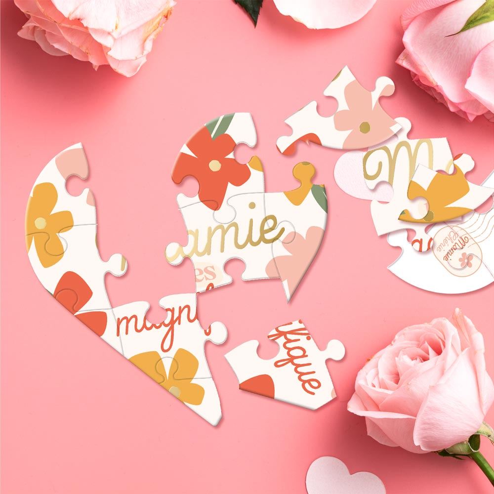 Puzzle à assembler "Mamie tu es magnifique"