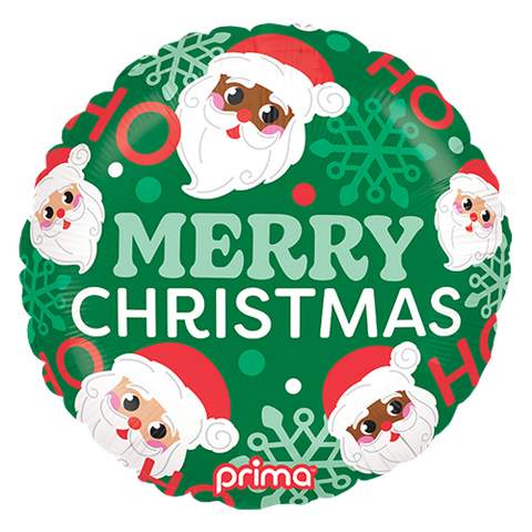 Ballon hélium Père Noël "Merry Christmas"