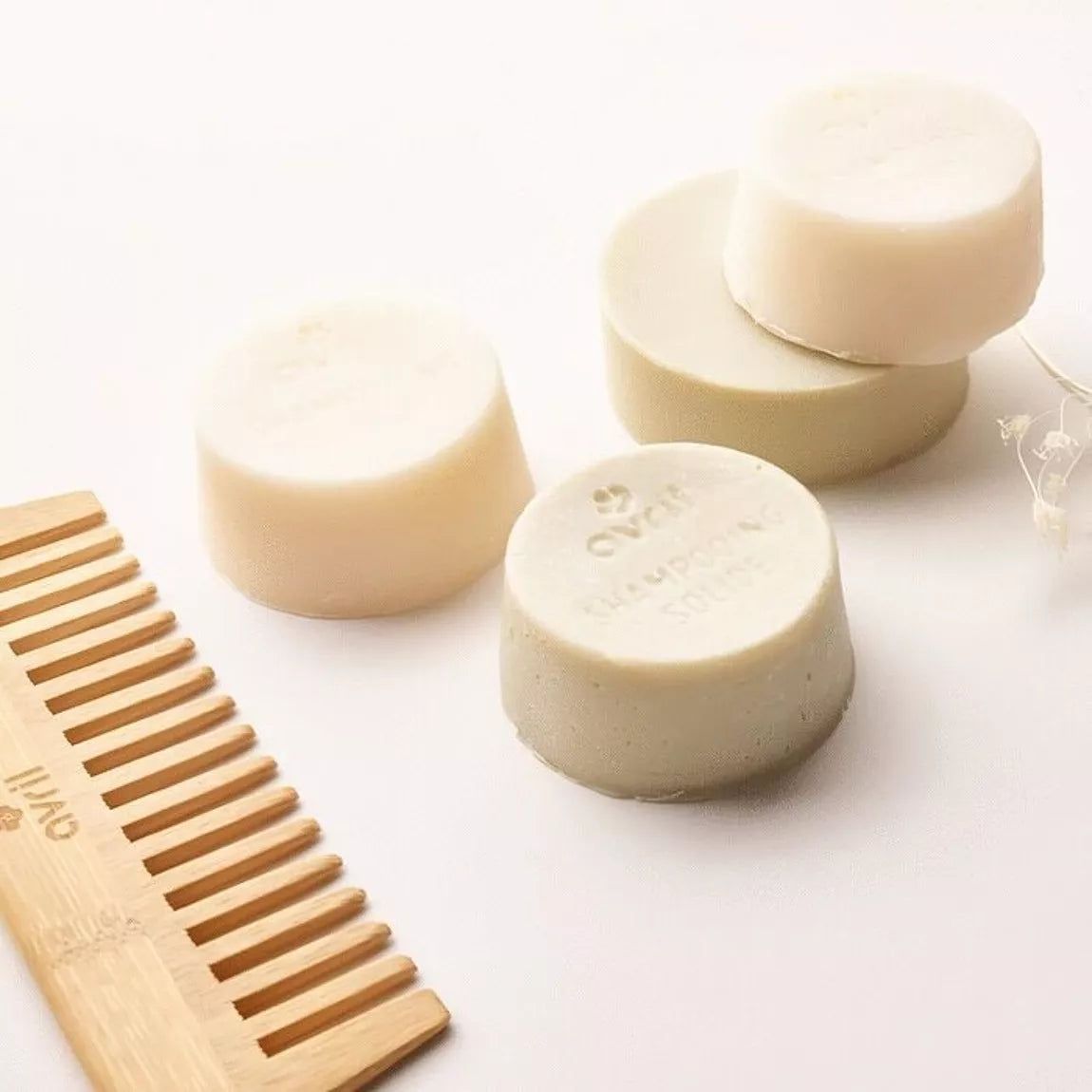 Shampooing solide saponifié à froid - Avril 100g