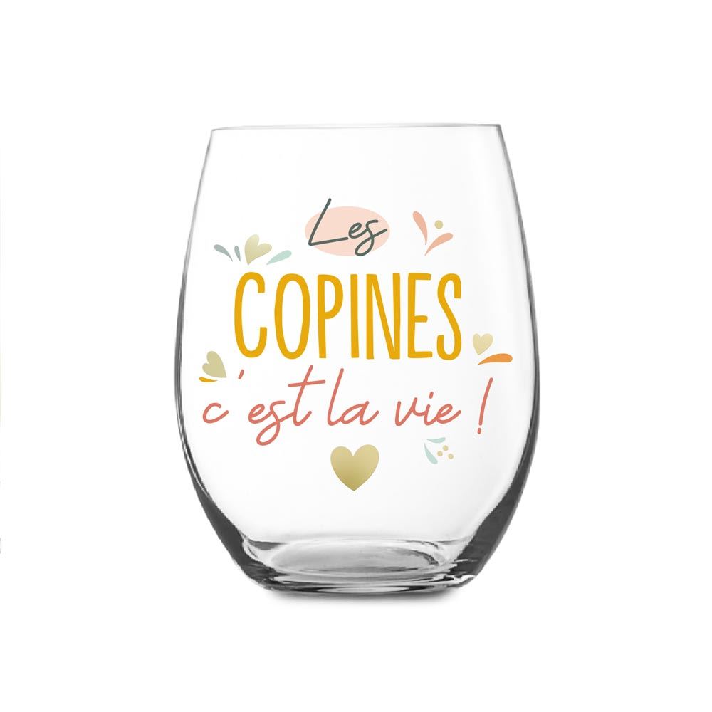 Verre rond - Les copines c'est la vie