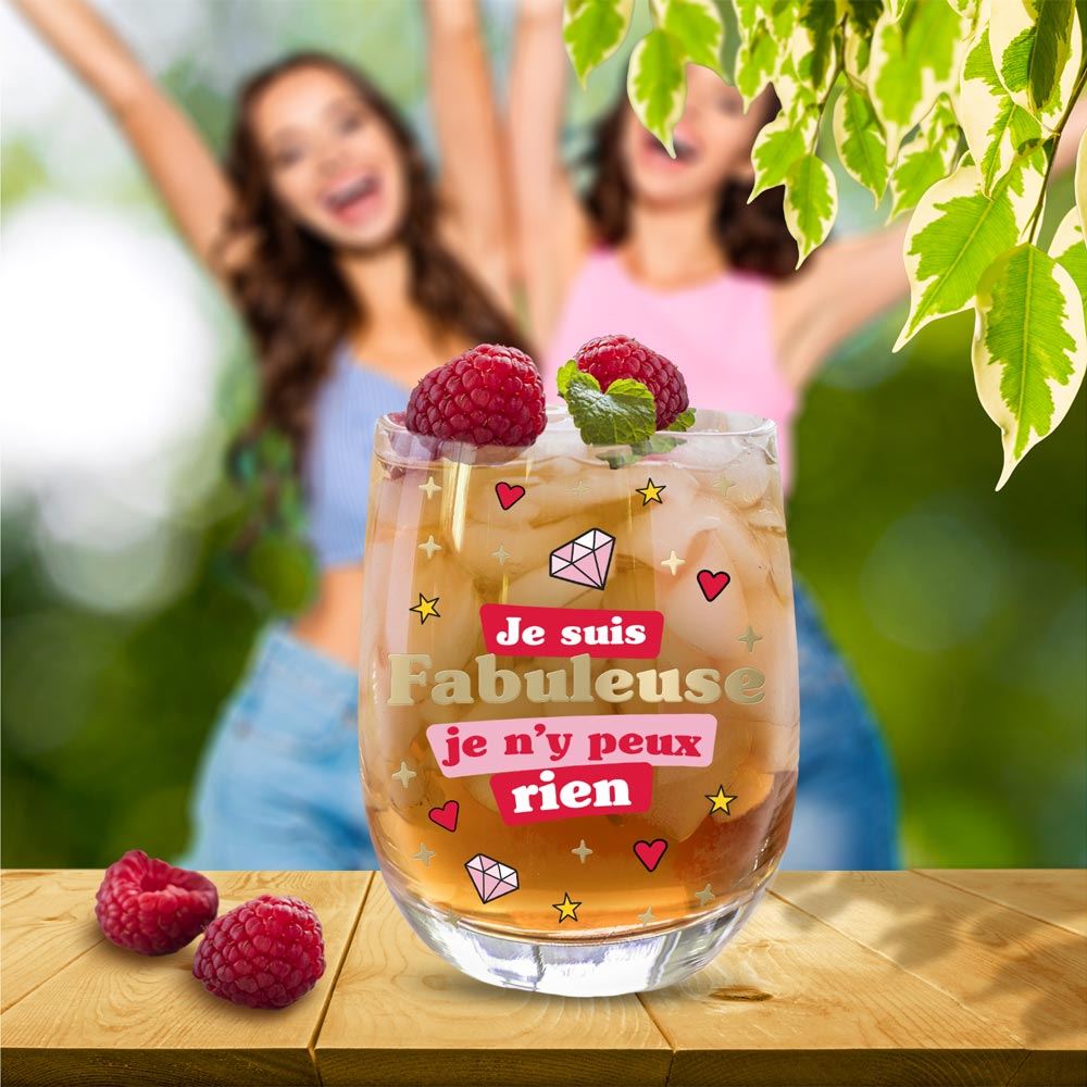 Verre rond "Fabuleuse"