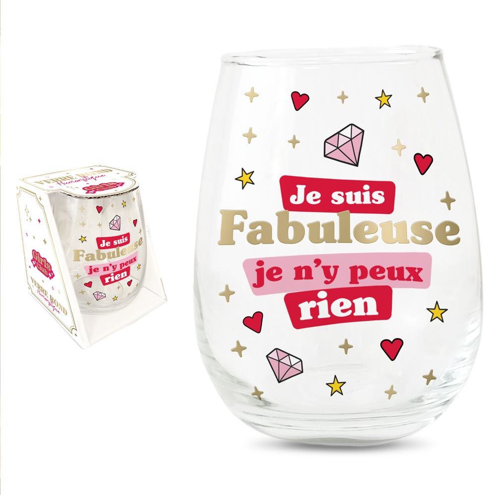 Verre rond "Fabuleuse"