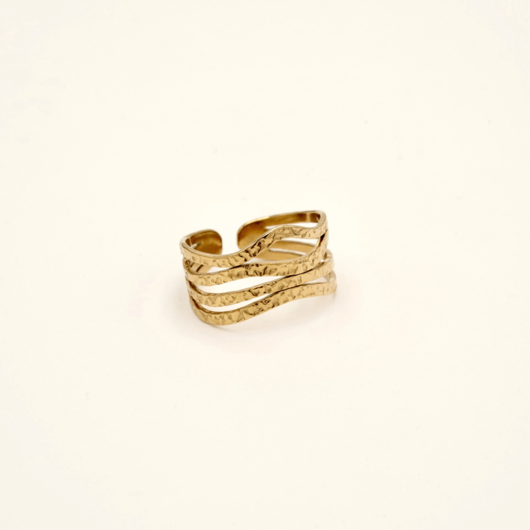 Bague torsadé