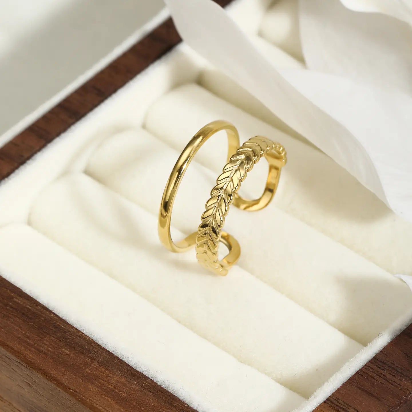 Bague ajustable en acier inoxydable
