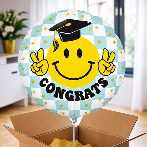 Ballon hélium "Congrats"