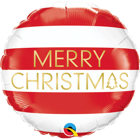 Ballon hélium Merry Christmas - Rouge