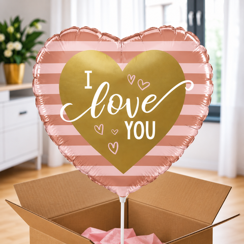 Ballon hélium "I love you"
