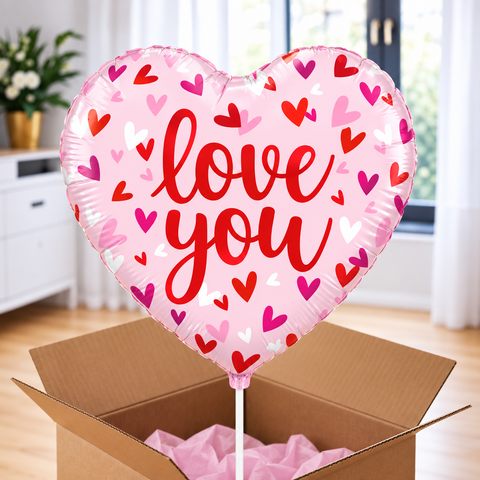 Ballon hélium "Love you"