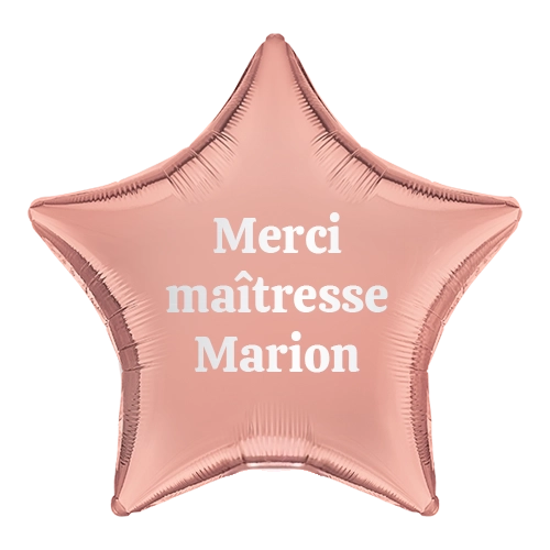 Ballon personnalisé