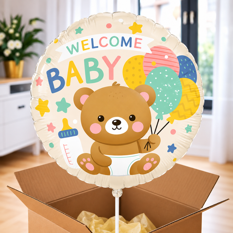 Ballon hélium "Welcome baby"
