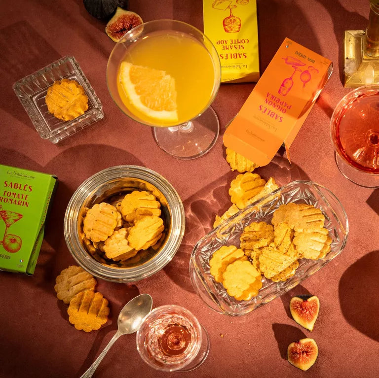 Biscuits sablés apéritif tomate romarin - 40 g