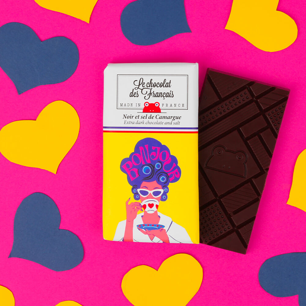 Mini tablette chocolat noir & sel de Camargue