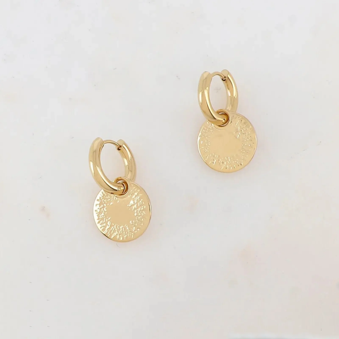 Boucles d'oreilles type créoles