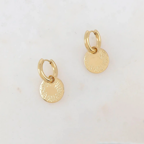 Boucles d'oreilles type créoles